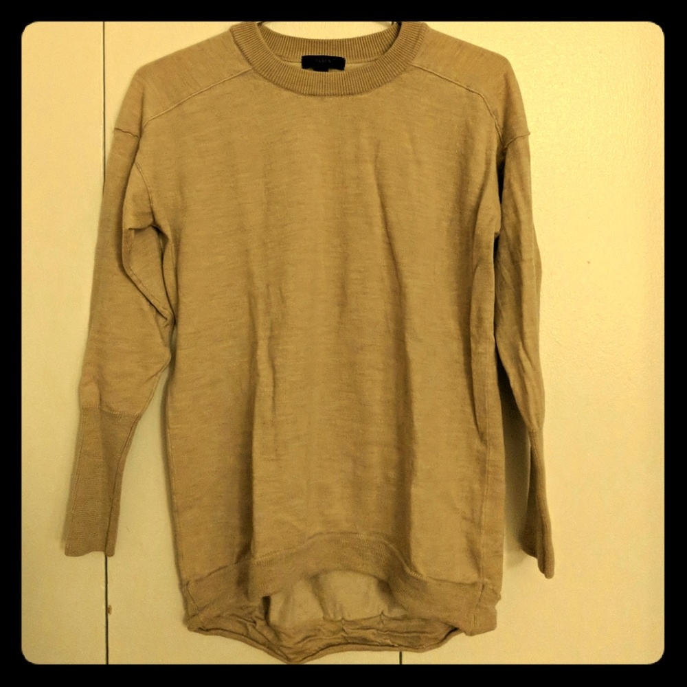 J Crew Oatmeal Merino Wool sweater S